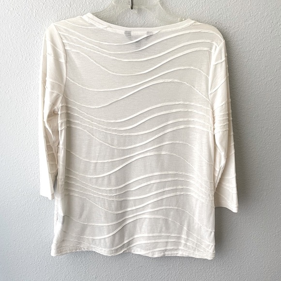 Simply Vera Verawang 3/4 Sleeve Blouse - Picture 3 of 4